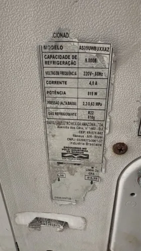 AR-CONDICIONADO SAMSUNG 9000 btus