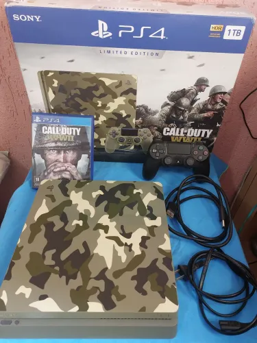 CONSOLE PS4  1 TERRA EDIÇÃO LIMITADA CALL OF DUTY WWII