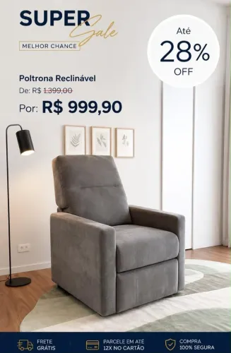 Poltrona reclinavel, direto da fábrica contato 98 9 *