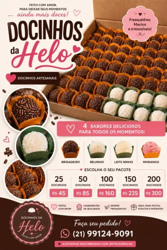 Docinhos sob encomenda