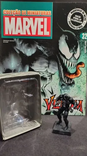 Miniatura Marvel Eaglemoss Venom - Perfeito + Fasc. 32 e Embalagem