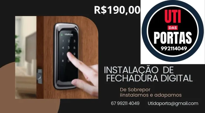 Instalador/Instalação Fechadura Digital