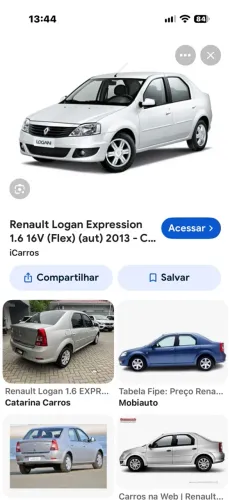 Renault Logan Expression Hi-flex 1.6 8V 4P 2013