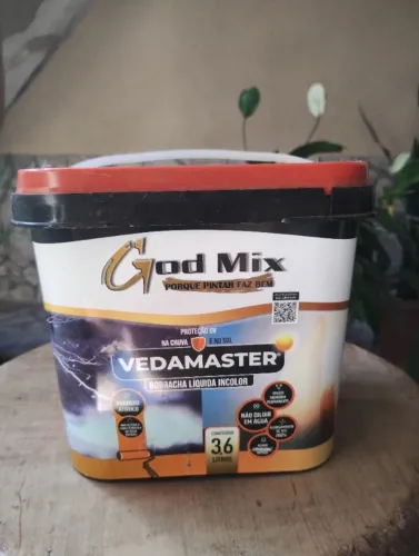 Borracha Líquida Impermeabilizante Vedamaster 3,6l Incolor