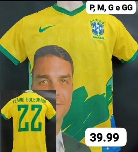 CAMISA FLÁVIO BOLSONARO PROMOÇÃO R$39.99