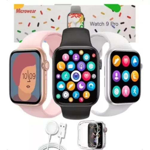 Relógio Inteligente Smartwatch W29 Pro Novo Lacrado Tela HD Grande Entrega DF