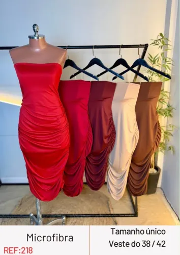 vestido Microfibra