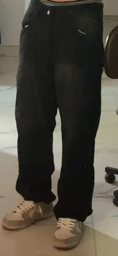 calça baggy preta