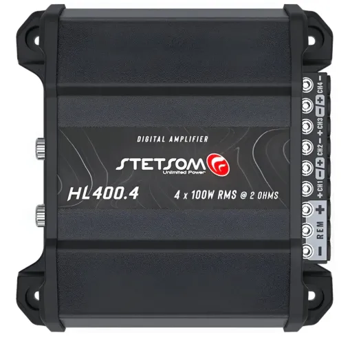 Stetsom/400w/HL-400.4/potencia/4 canais/crossolver/som automotivo 