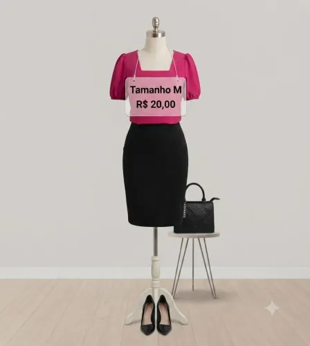 Blusa pink tamanho M
