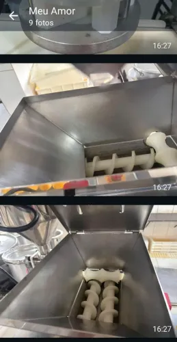 Vendo essa máquina de fazer faz todos os tipos de salgados e passa recheio pra salgados s