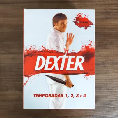Box 16 DVDs Dexter - Temporadas 1, 2, 3 e 4