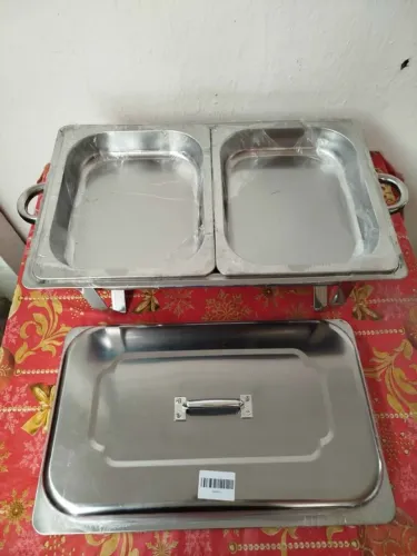 rechaud banho maria aço inox para aquecer alimentos novo a pronta entrega