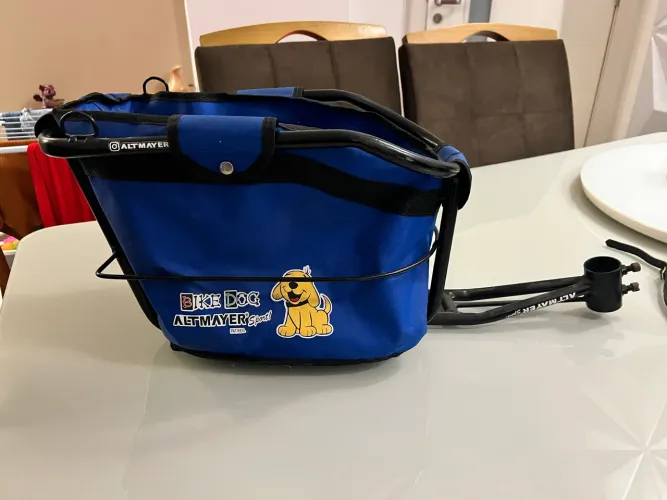 Vendo suporte cachorro para bicicleta