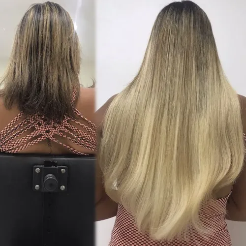 Aplicação de mega HAIR