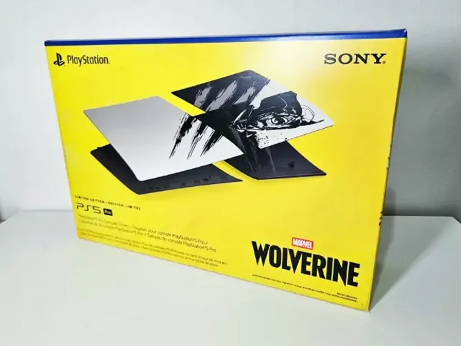 Tampa Faceplate Ps5 Pro Wolverine Adamantium - Lacrada Nova