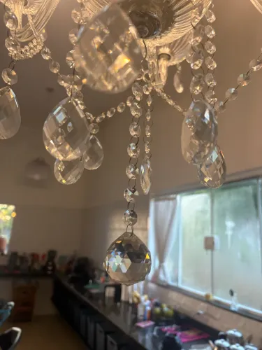 Lustre de cristal grande
