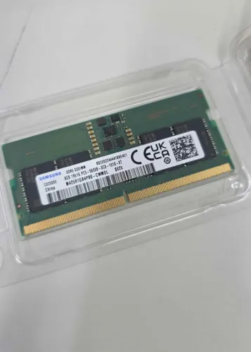 Memória RAM 8 GB DDR5 5600 MHz Samsung (SODIMM)