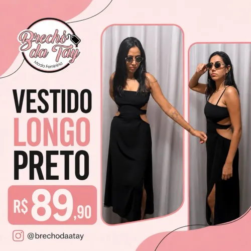 Vestido preto básico