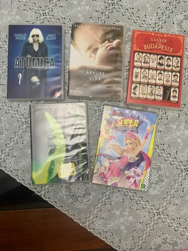Combo de DVDSs atômica árvore da vida alien Barbie super princesa grande hotel Budapeste