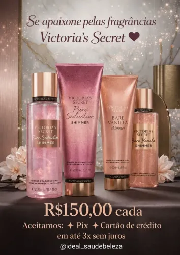 Body Splash e Creme Victoria's Secret 