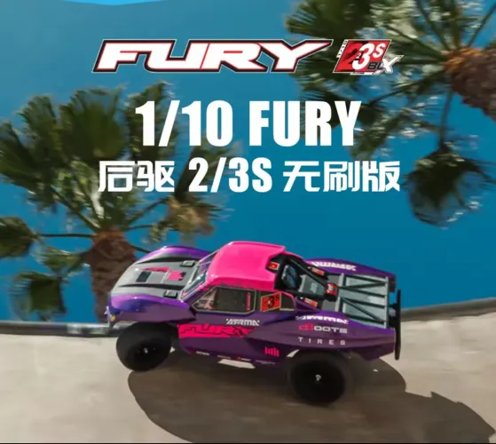 Automodelo ARRMA 1/10 FURY 223S DSC 2WD BLX SHORT COURSE Novo sem uso Mega  Promoção 