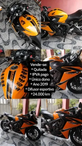 Vendo moto CBR 650f