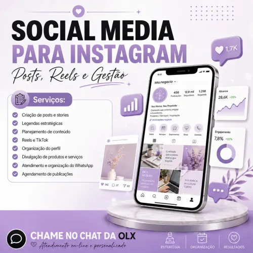 SOCIAL MEDIA PARA INSTAGRAM E REDES SOCIAIS