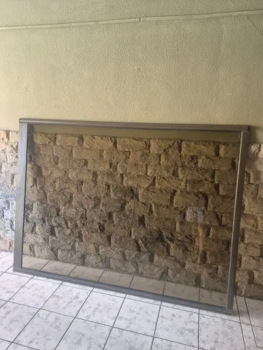 Porta de vidro grande