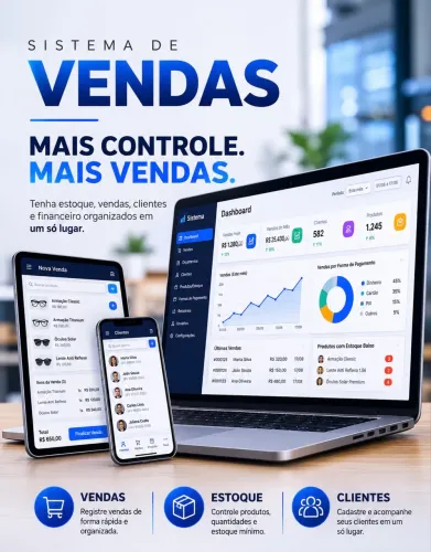 Sistema de Vendas Completo | Mais Controle, Mais Vendas