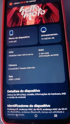 VENDO CELULAR MOTO G15