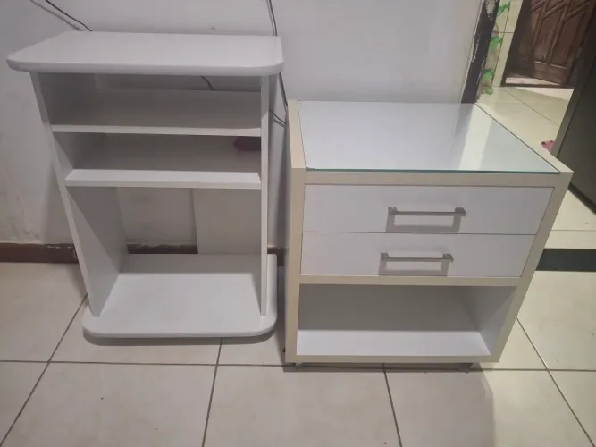 Cômoda gigante e mesa de computador novos