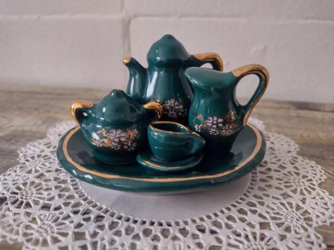 Kit Chá MINIATURA em Porcelana
