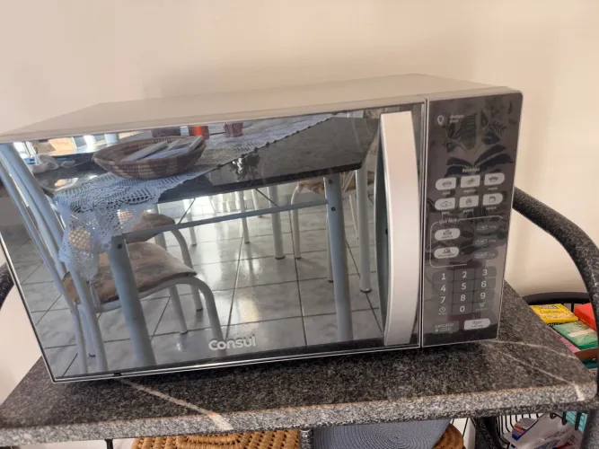 Micro-ondas Consul 20L Cinza - Espelhado CM020BF