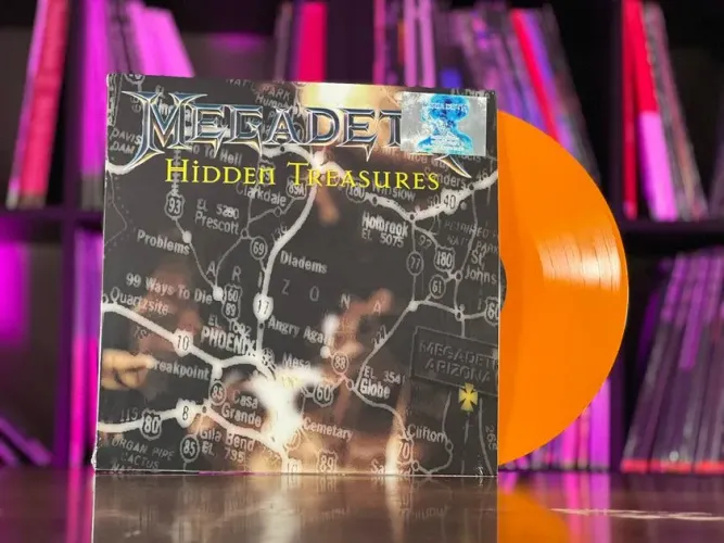 LP vinil Megadeth Hidden Treasures colorido