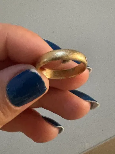 Aliança ouro 18k ( 3.2 grama 