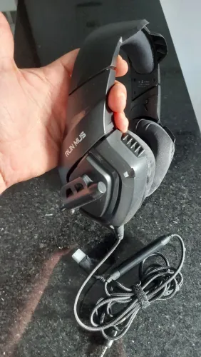 Headset Runmus K1, fone praticamente sem uso