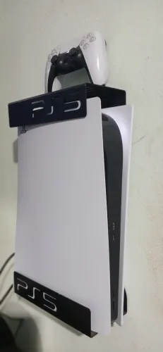 PlayStation 5 Mídia Física + 5 Jogos + Suporte de Parede | Pronto para Jogar!