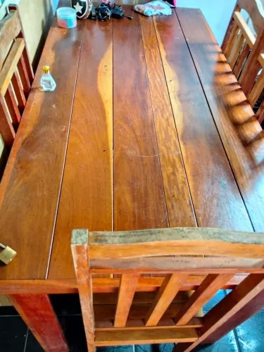 Mesa linda para almoço em família 