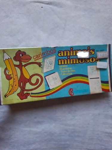Carimbos Animais Mimosos antigo vintage anos 80