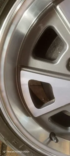 Rodas de Porsche Cinza Diamantado para Fusca e derivados .
