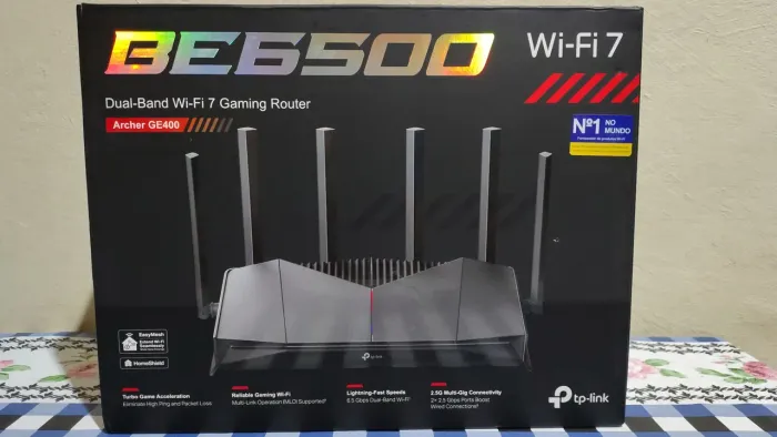 Roteador Gamer Tp Link Archer GE400 BE 6500 WI-FI 7