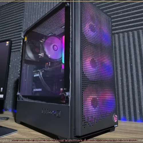 PC Gamer Ryzen 5 5500 RTX 3060 12GB 16GB DDR4 3600 SSD NVMe 500GB A520M K V2