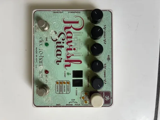 Pedal Emulador De Cítara Ravish Sitar Electro Harmonix