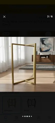 Pés de mesa estilo industrial, inovador