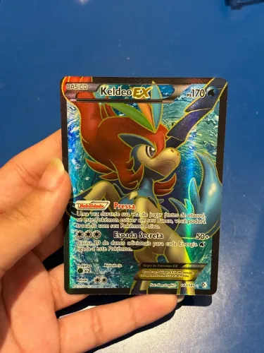Carta pokémon Keldeo- Ex (142/149)