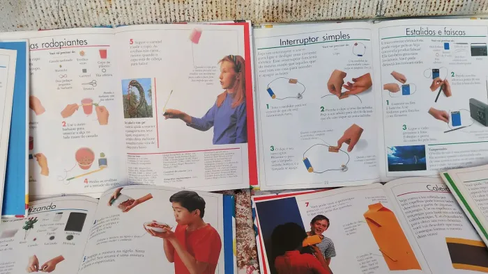 coleção de livros jovens cientistas