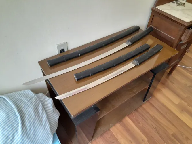 2x Espadas Ninja (decoração)