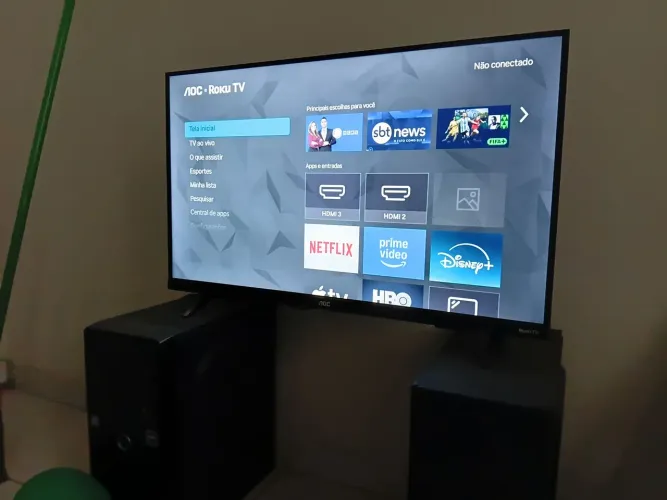 Televisão AOC Roku TV 32 polegadas