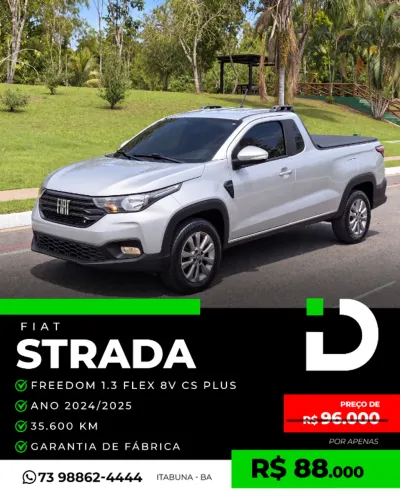 Fiat Strada Freedom 1.3 Flex 8V CS Plus 2025